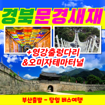 [부산출발] 문경새재 + 오미자터멀 + 영강출렁다리 당일버스여행