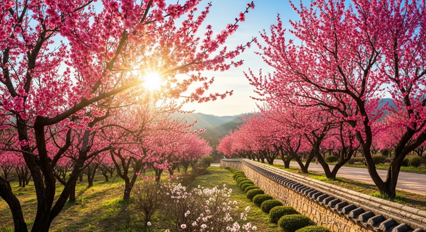 [부산출발] 신안 임자도 섬 홍매화 축제