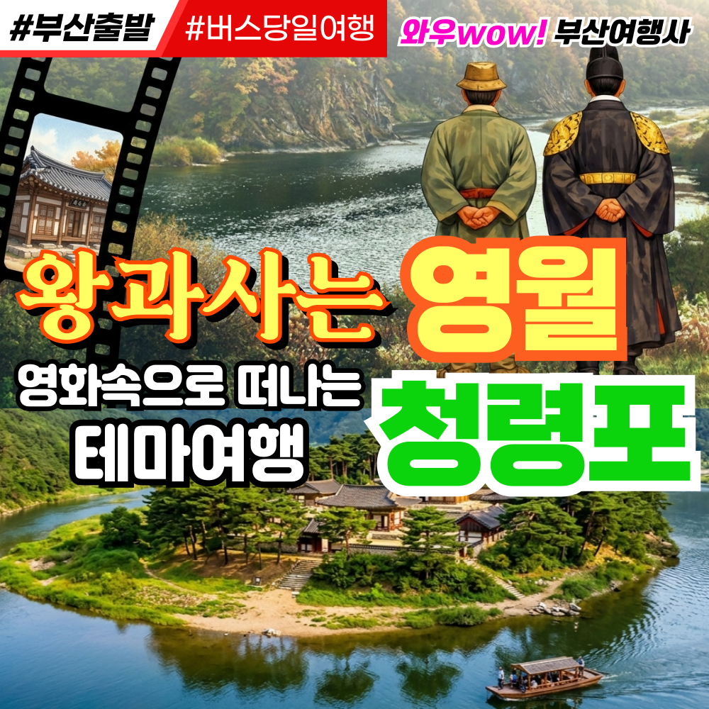 [부산출발] 왕과사는남자 촬영지 영월 청령포 당일투어